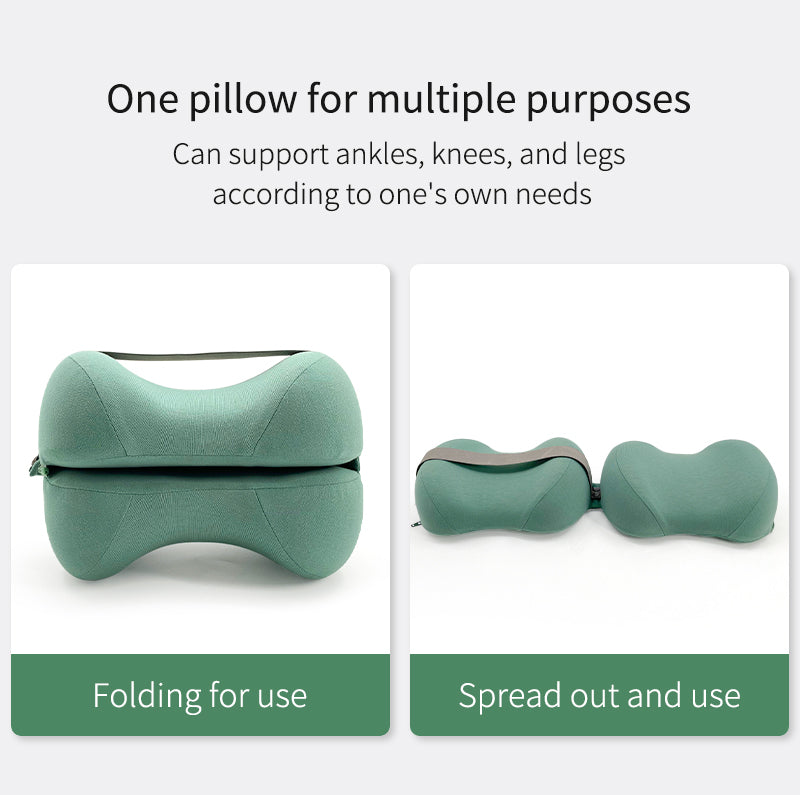 2-in-1 Knee & Ankle Pillow and for Side Sleepers