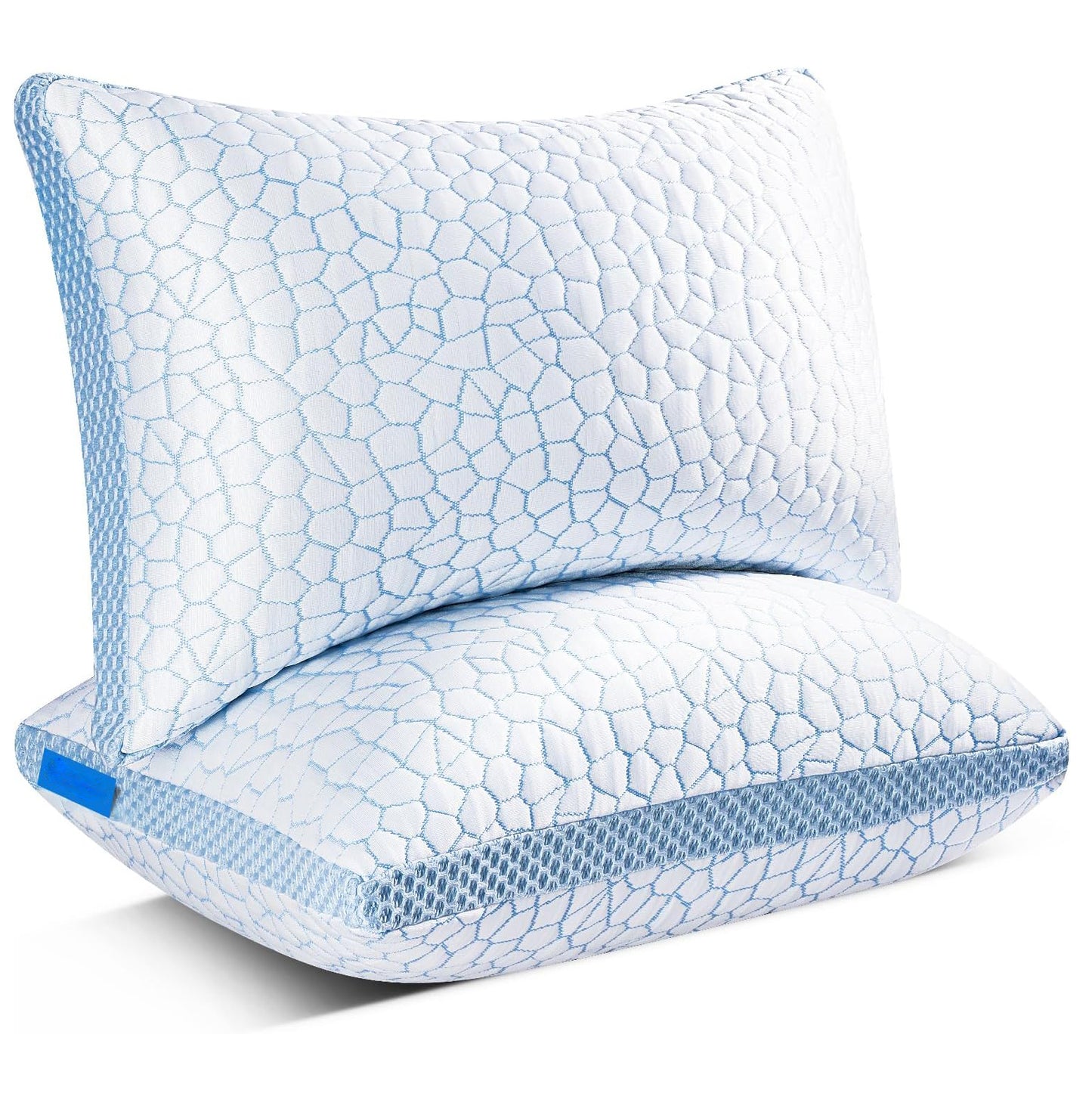 Adjustable Cooling Pillow 2 pack– Stay Cool & Comfortable All Night